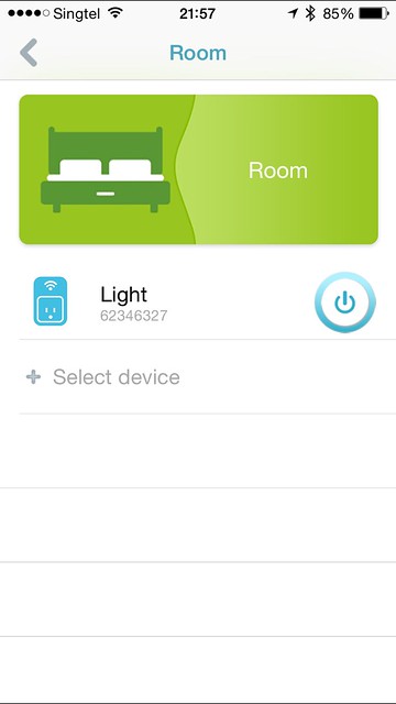 mydlink Home iOS App - Room