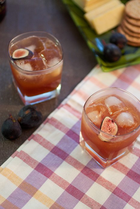 Fig Rum Swizzle