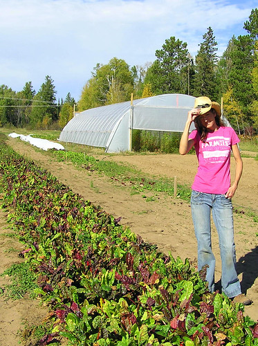 Kate Paul operates a community supported agricultural operation in Minnesota. NRCS photo.