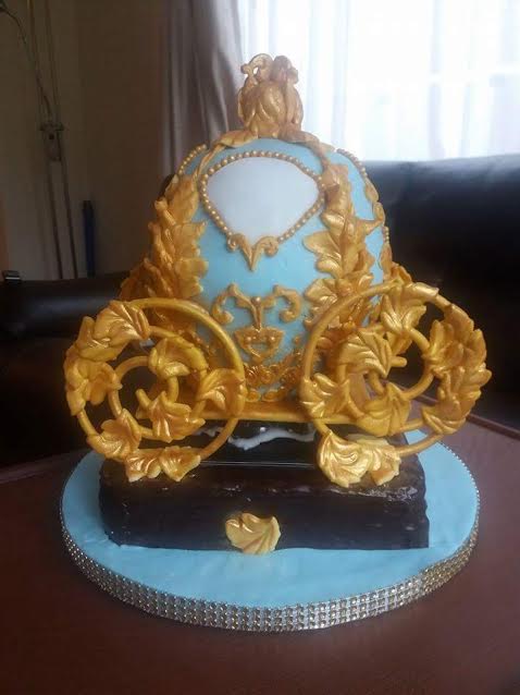 Cinderella Carriage Chocolate Cake by Nadiya Taran