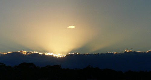 camping sunset clouds australia victoria anglesea
