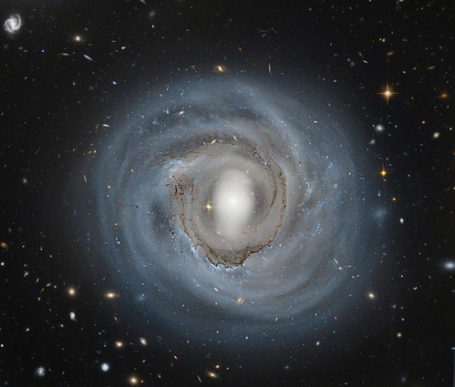 Hubble Sees Anemic Spiral NGC 4921