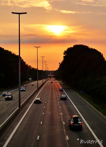 road sunset sundown belgium belgique belgie belgië affligem e40 hekelgem