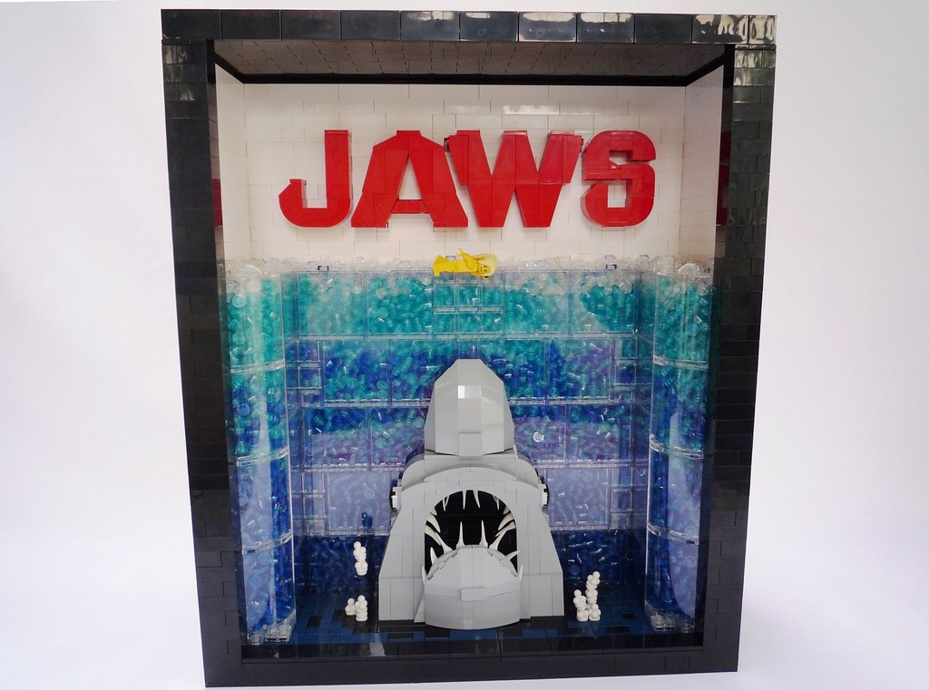 LEGO Jaws Movie Poster