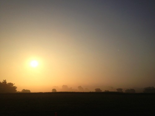 fog southdakota sunrise landscape earlymorning