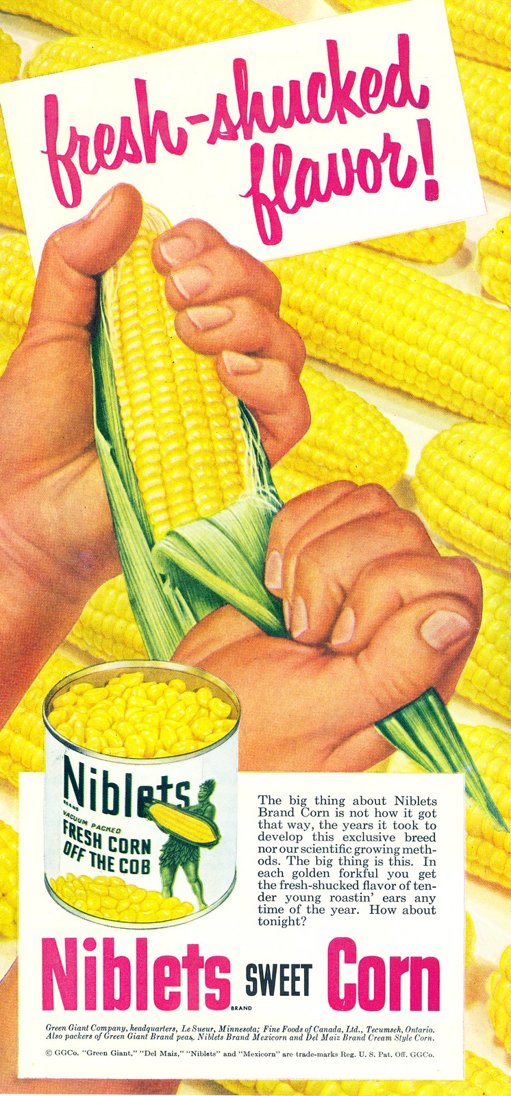 Green Giant Company Niblets Brand - published in Good Housekeeping - March 1951