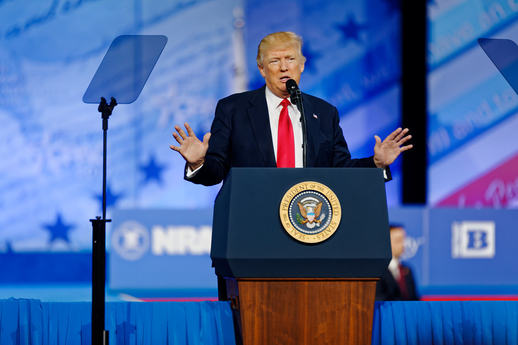 President of the United States Donald J. Trump at CPAC 2017 February 24th 2017 by Michael Vadon