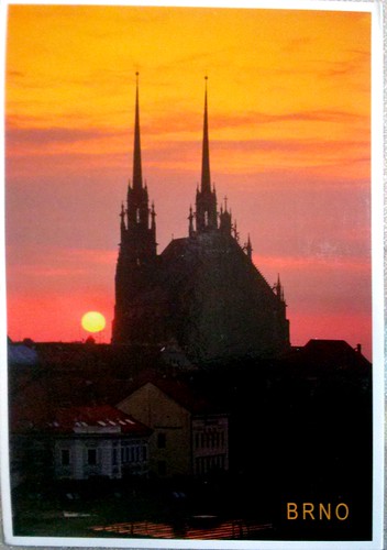 cathedralofstpeterandpaul brno czech building cathedral sunset architecture