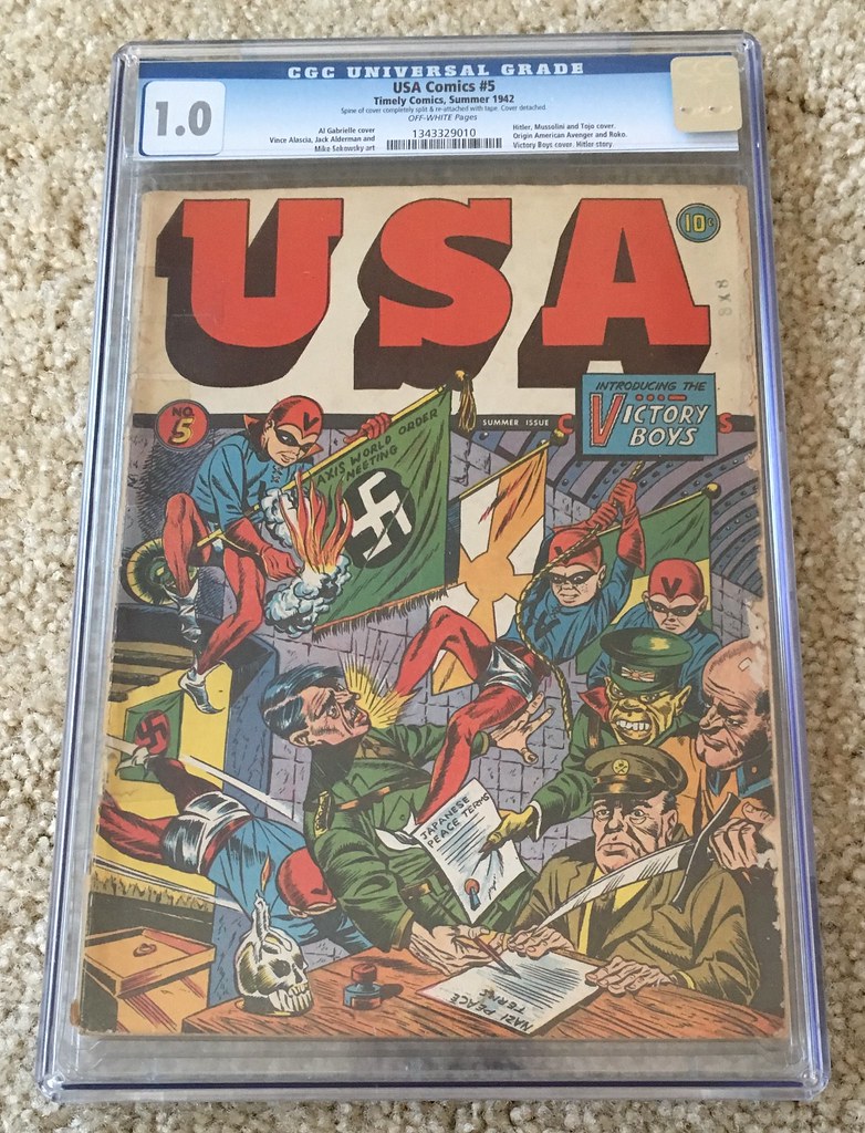 USA Comics #5 CGC 1.0