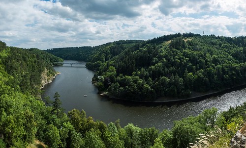 panorama water landscape dam reservoir vranov bítov přehrada vranovská želetavka