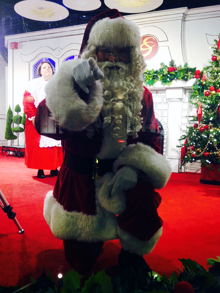 Santa Claus at Nordstrom Seattle 2
