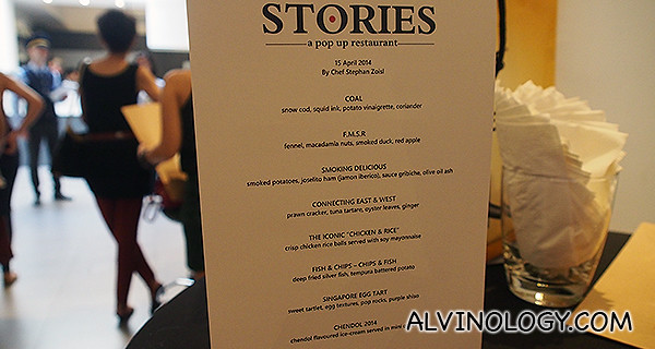 STORIES: A pop-up restaurant with hiSTORIES to tell - Alvinology