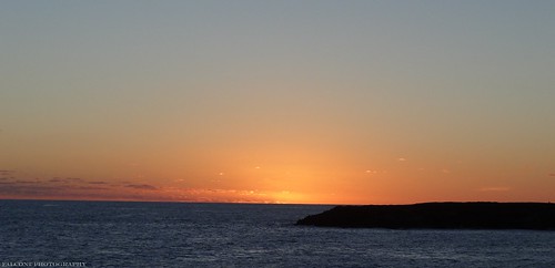 blue sunset sea orange france landscape bretagne atlantic