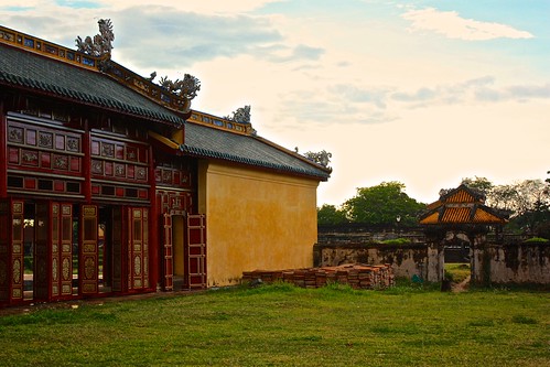 grounds of the Forbidden City in the Hue Citadel