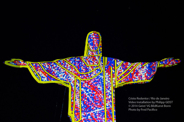 Video Mapping Philipp Geist_Ano da Alemanha no Brasil - Cristo Redentor 2014