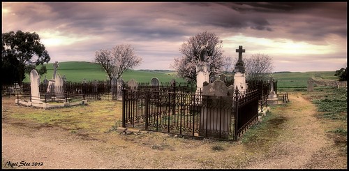 sky panorama cemetery grave graveyard st clouds landscape south tomb australia eerie haunted adelaide sa paranormal johns supposedly reformatory kapunda