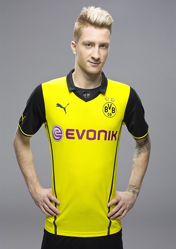 Marco Reus: Borussia Dortmund (BVB) Champions League-Trikot (Saison 2013-2014) von Puma