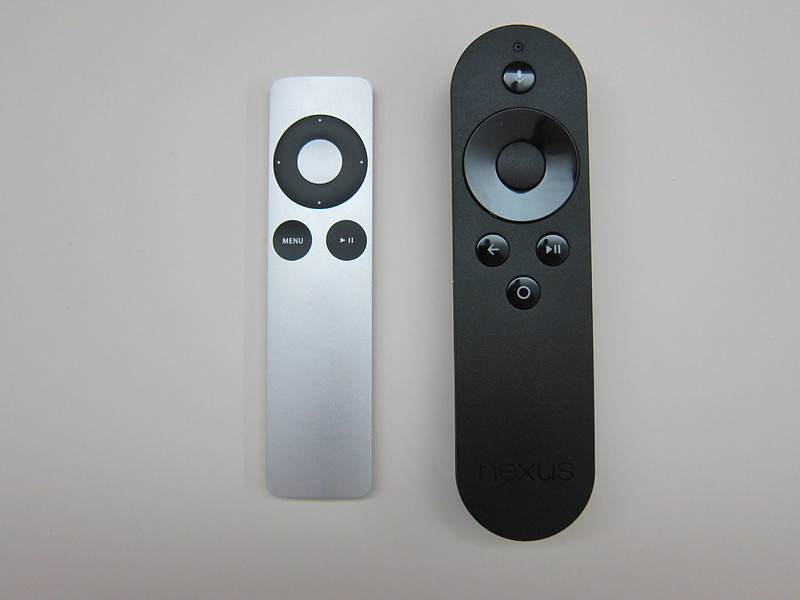 Nexus Player Remote vs Apple TV Remote