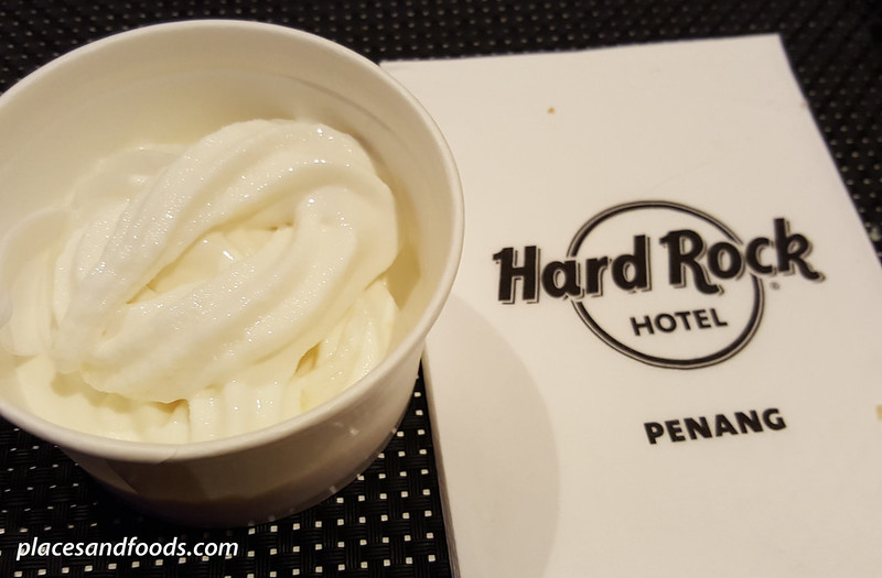 hard rock cafe penang soft serve yogurt