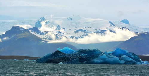 Blue ice and Vatnajökull