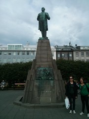 Statue in Reykjavik