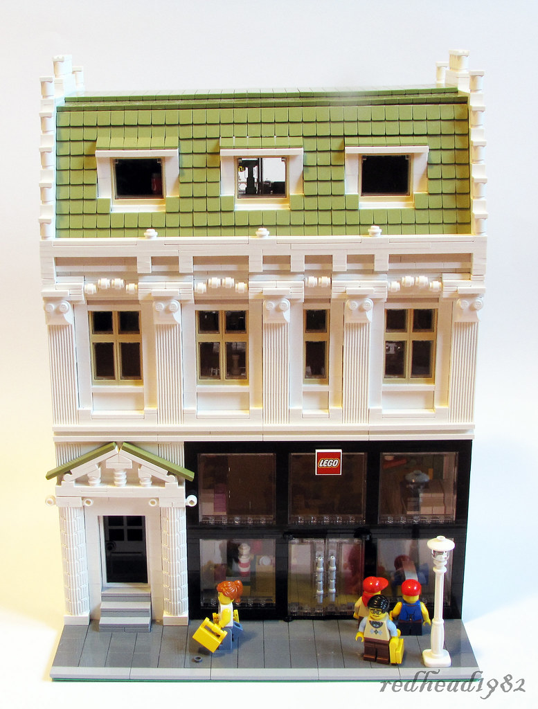 Modular LEGO store and appartment