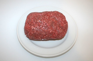01 - Zutat Rinderhackfleisch / Ingredient beef ground meat