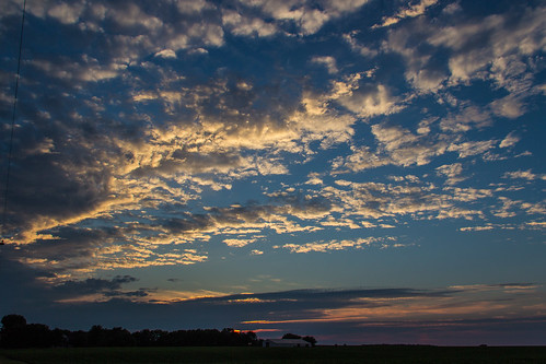 sunset sky clouds canon evening illinois day dslr t3i 2013 pwpartlycloudy