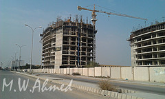 The Arkadians Under Construction. High rise Residential Project by AKD Group.