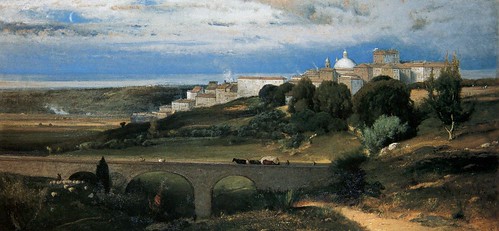 italy roma painting landscape italia it lazio ariccia 1874 georgeinness