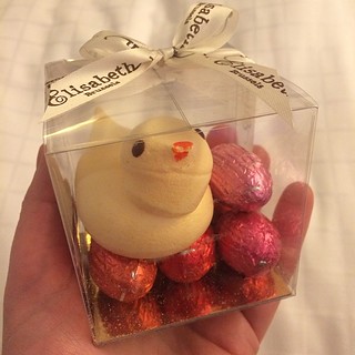 This pretty much survived 2 days traveling across Europe in a suitcase. Almost too cute to eat.