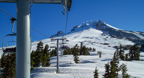 Mount Hood from the Lift