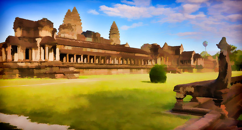 ankorarchaeologicalpark ankorwat cambodia exteriors holidays impressions mangojouneys panoramas topazlabs
