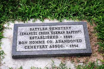 cemeteries southdakota sattler