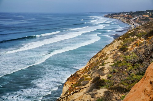 california coast pacific torreypines sandiego painted lajolla coastline torreypinesstatereserve valday2014