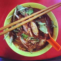 Eating outside of my comfort zone but the asam laksa is really tasty