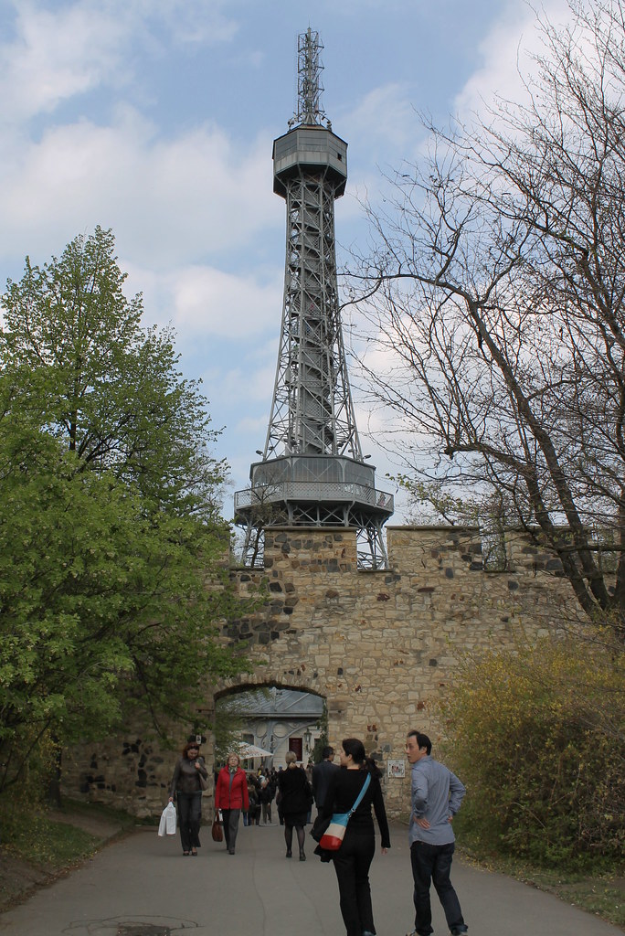 Petřín observation tower.