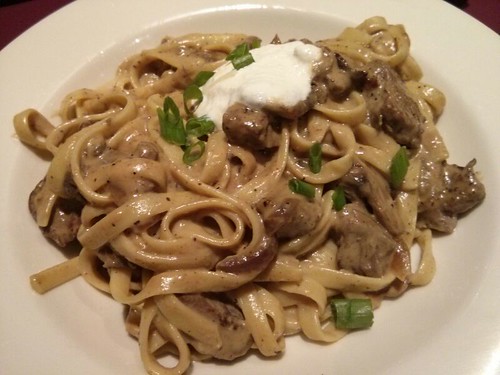 Beef Stroganoff @ The Majestic Cafe