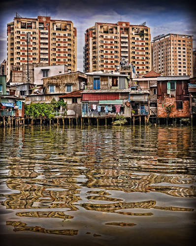 cityscapes holidays mangojouneys mekongdelta reflections riverscapes topazlabs towerblocks vietnam