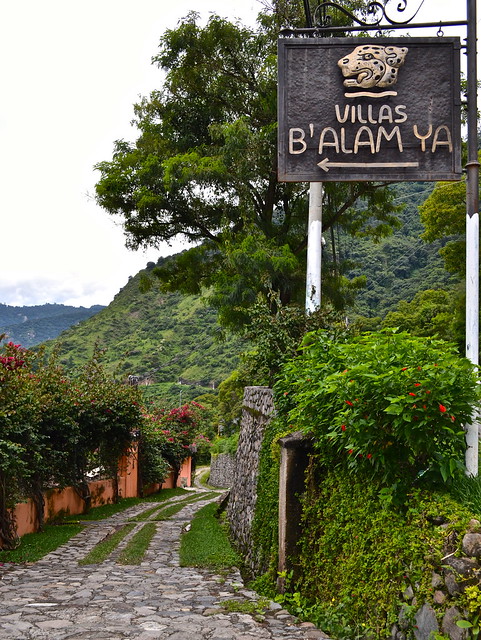 Entrance to Balam Ya, Luxury Villas, Lake Atitlan, Guatemala