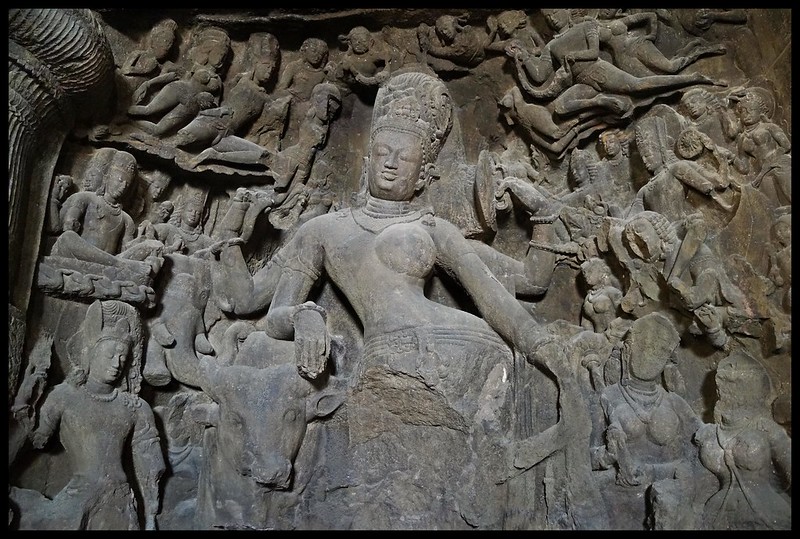 Ardhanarisvara : Elephanta Cave 1