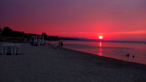 sunset sea greece chalkidiki pefkochori πευκοχώριpefkochori