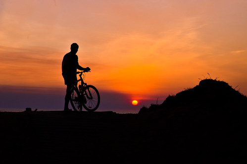 sunset shadow beach bike bicycle nikon artistic nt australia darwin northernterritory