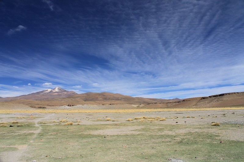 Uturuncu, seen from Quetena