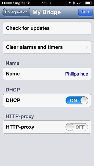 Philips hue - iOS App