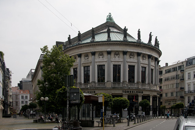 Historic Stage Machinery of the Bourla Theatre, Antwerp, BELGIUM