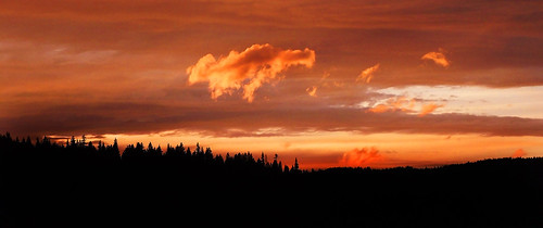 sunset color nature clouds oregon landscape paint wilderness sunriver