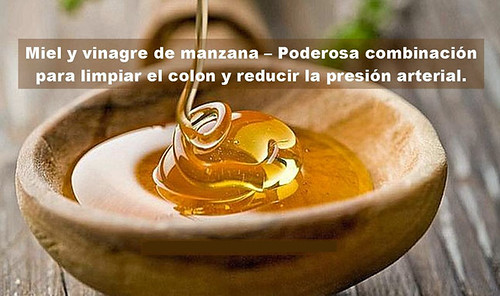 Miel y vinagre de manzana – Poderosa combinación para limpiar su colon y reducir la presión arterial