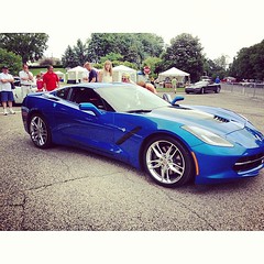 Finally got to see the new #Stingray #Corvette today. It's beautiful!