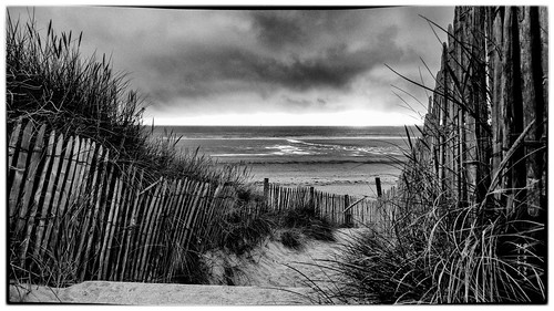 sky mer beach monochrome landscape dunes normandie plage sables cotentin leicam lespieux legrandlarge télémètre superelmarm21mmf34asph